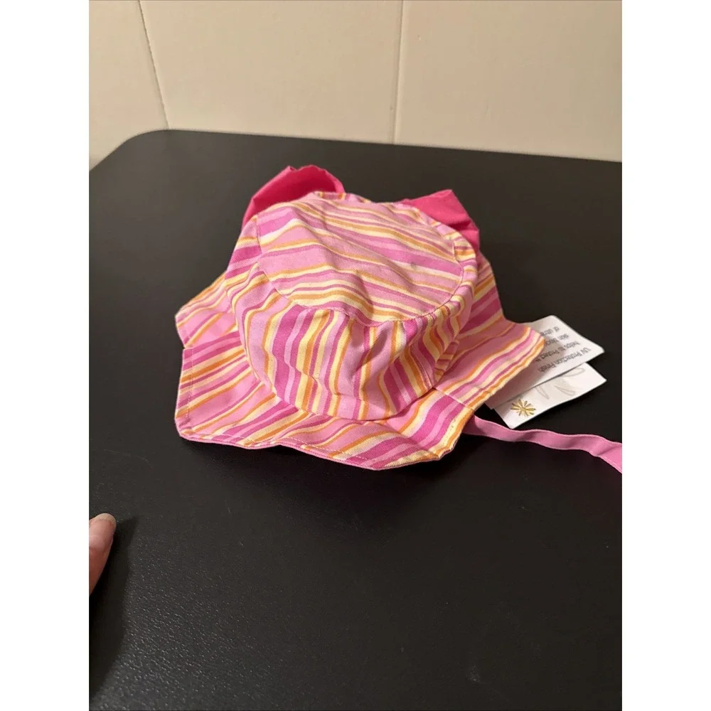 Jamie Rae 12 Month Baby Sun Hat With Straps. NWT Mark On Top